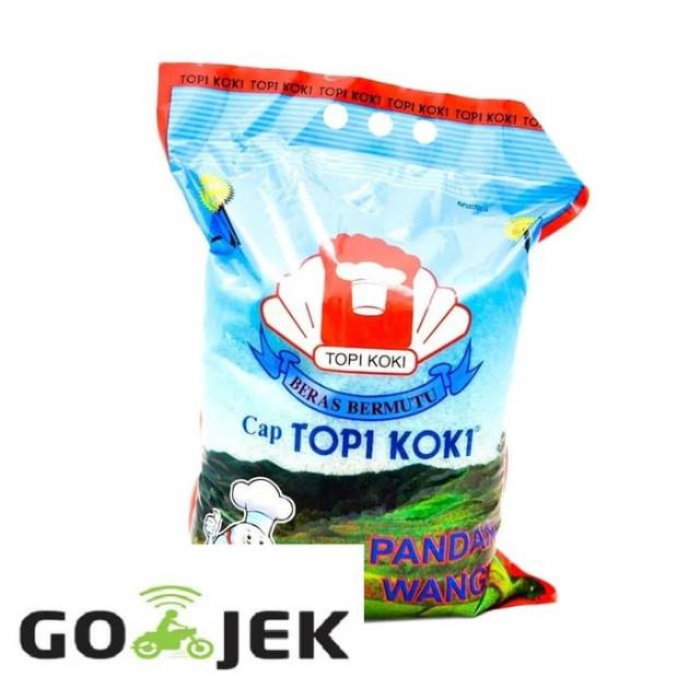 Jual Beras Topi Koki Pandan Wangi Setra Ramos Hoki Si Pulen An Dong