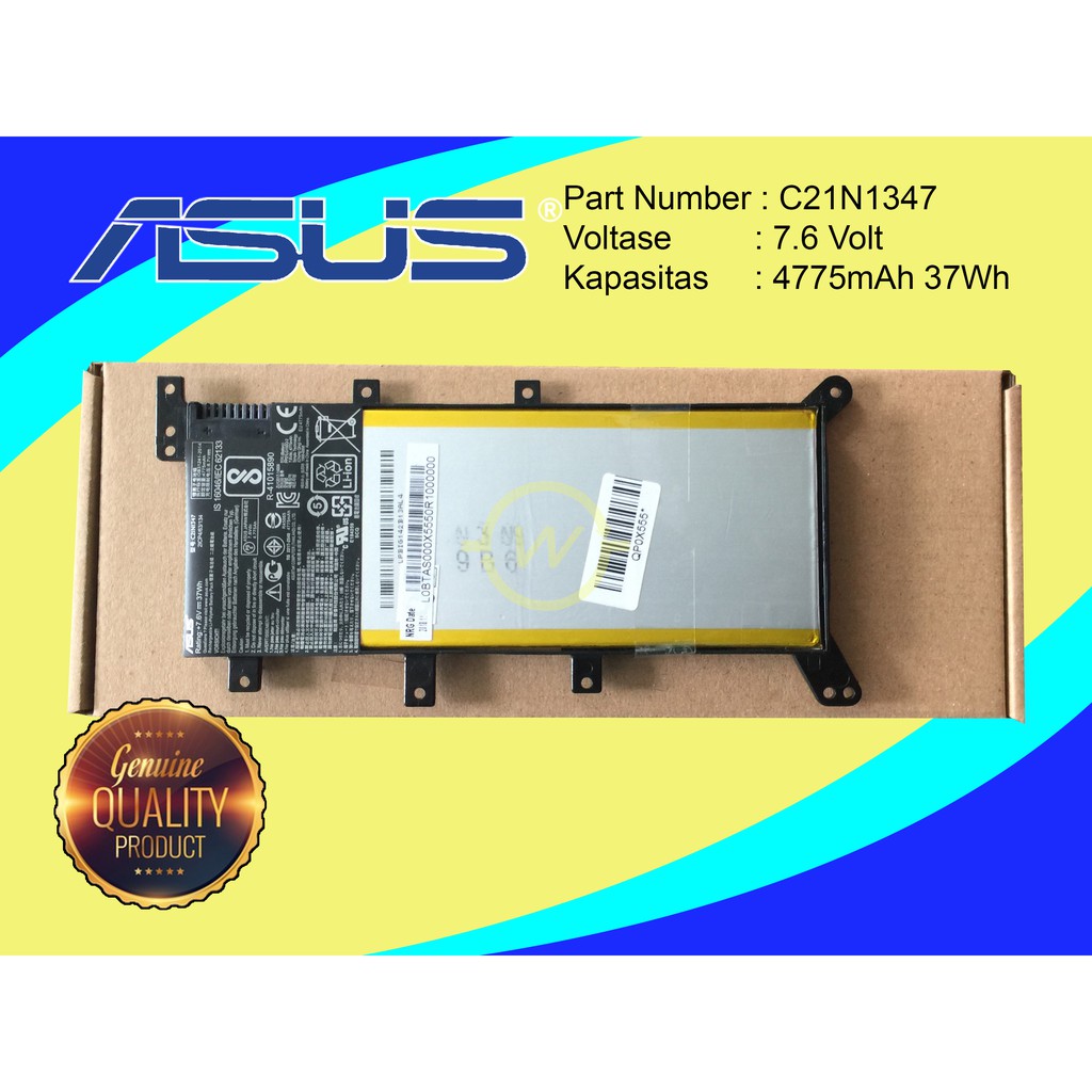 Jual Baterai Laptop Asus X A A L X L X Q X D K