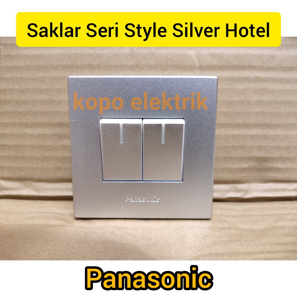 Jual Panasonic Saklar Seri Style Silver Hotel Tanam Inbow Shopee