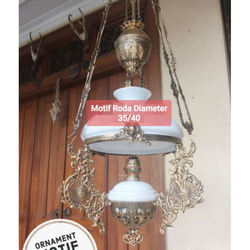 Jual Lampu Gantung Kerek Antik Jawa R Shopee Indonesia