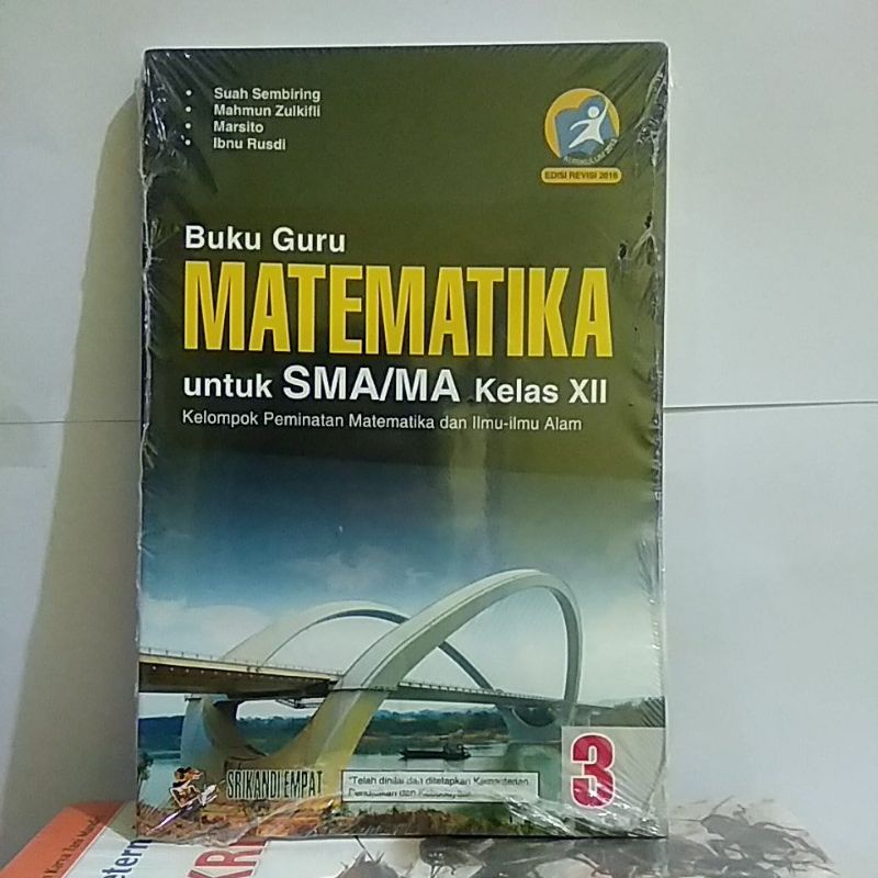 Jual Buku Guru Siswa Matematika Peminatan SMA Kelas XII Kurikulum