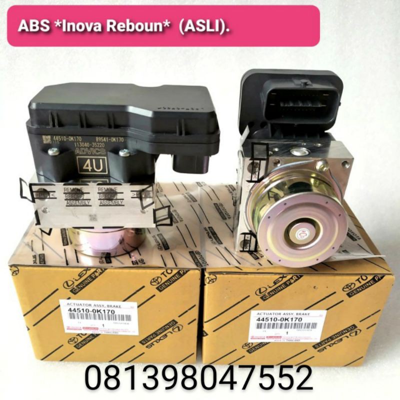 Jual Modul Rem Modul ABS Toyota New Innova Reborn 2015 ORIGINAL 44510