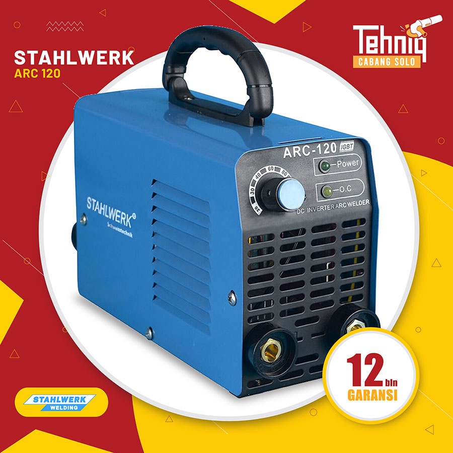 Jual Mesin Las Listrik Trafo Las 900 Watt STAHLWERK MMA ARC 120