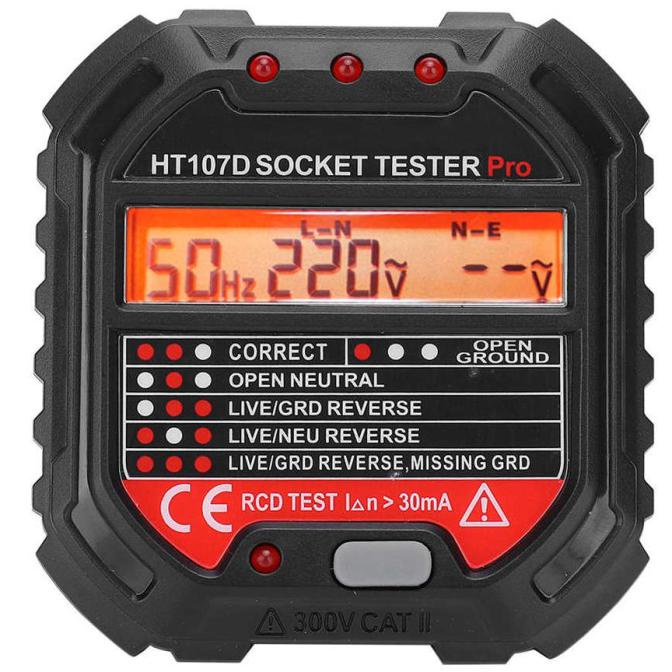 Jual Habotest Ht D Socket Tester Uji Kelistrikan Grounding Lcd