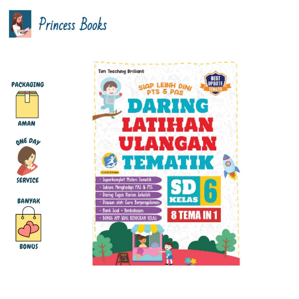 Jual Buku Daring Latihan Ulangan Tematik Kelas Sd Mi Brilliant