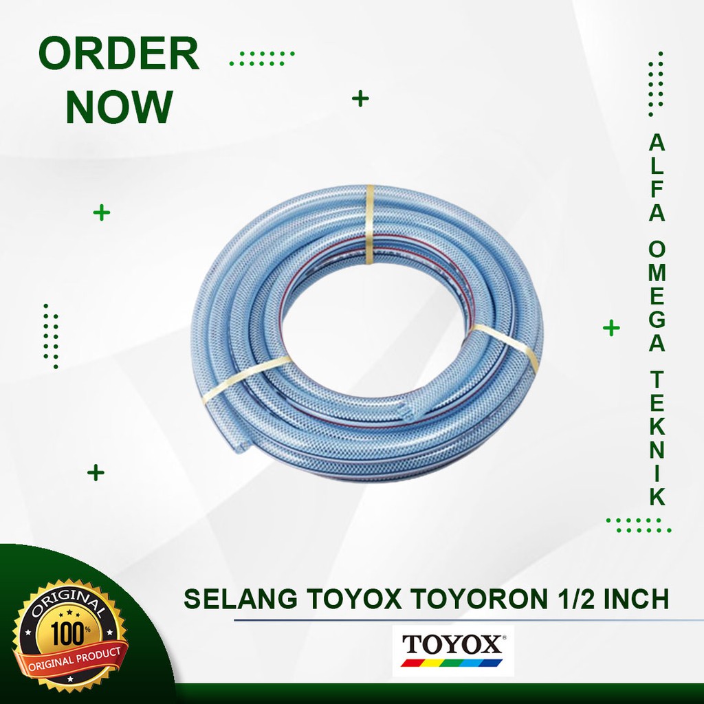 Jual Toyox Selang Toyoron Inch Mm Hose Pvc Tr Shopee Indonesia