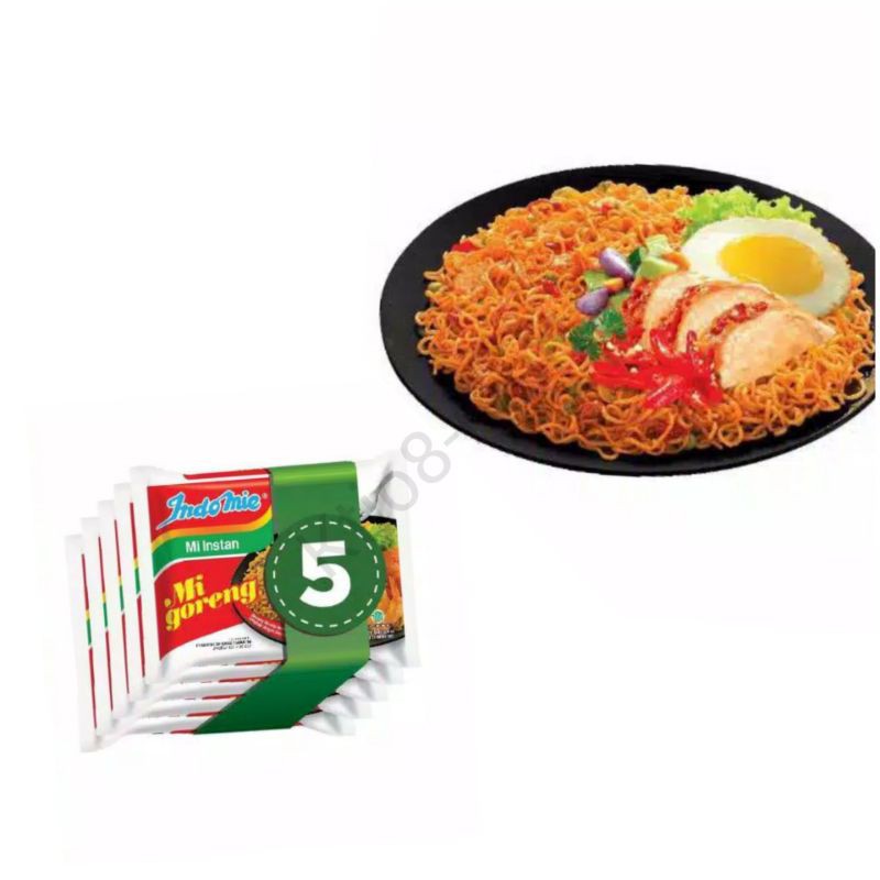 Jual Indofood Indomie Goreng 5pcs Bumbu Spesial Dan Taburan Bawang