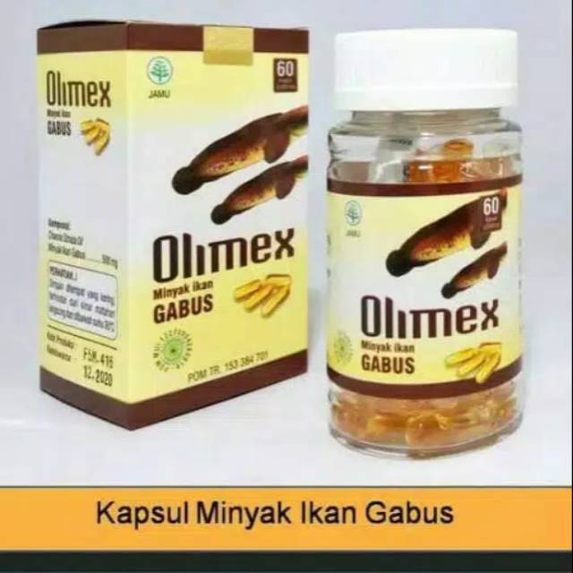 Jual Olimex Dulu Albumex 60 Kapsul Kapsul Minyak Ikan Gabus Albumin