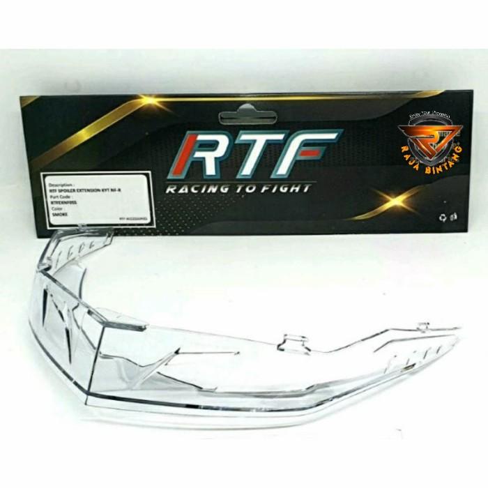 Jual Spoiler KYT NFR NFJ NX RACE 3D POLYCARBONAT SMOKE CLEAR