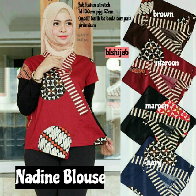 Jual Nadine Blouse Shopee Indonesia