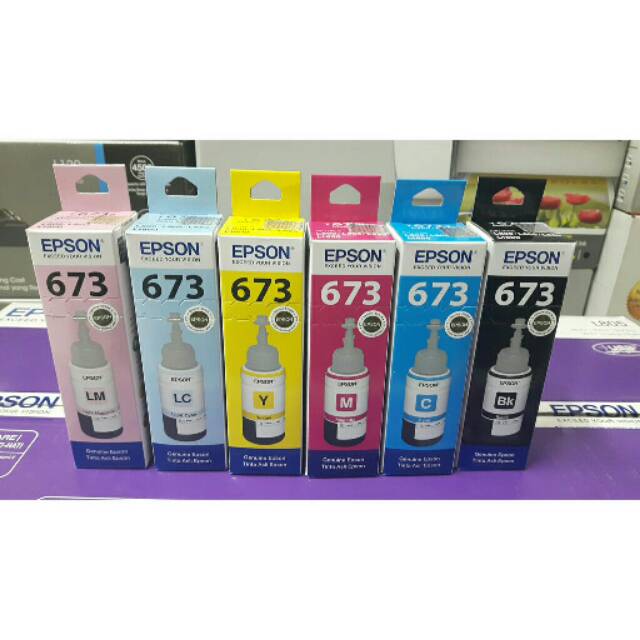 Jual Tinta Epson T L Series Warna Original Set Shopee Indonesia