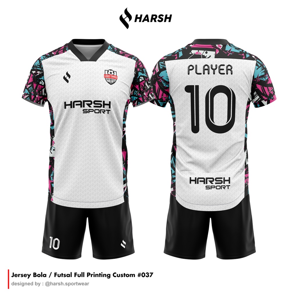 Jual Jersey Futsal Sepakbola Full Printing Bebas Custom Design Bisa