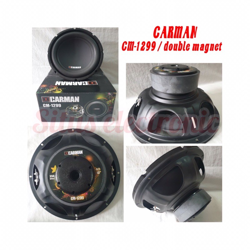 Jual Speaker Subwoofer Inch Carman Cm Double Magnet Double Coil