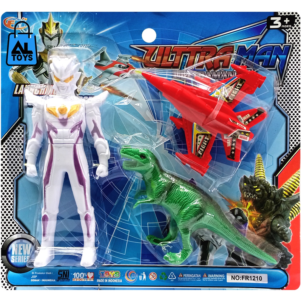 Jual Mainan Robot Ultraman Pesawat Dinosaurus Set Murah FR1210 Shopee