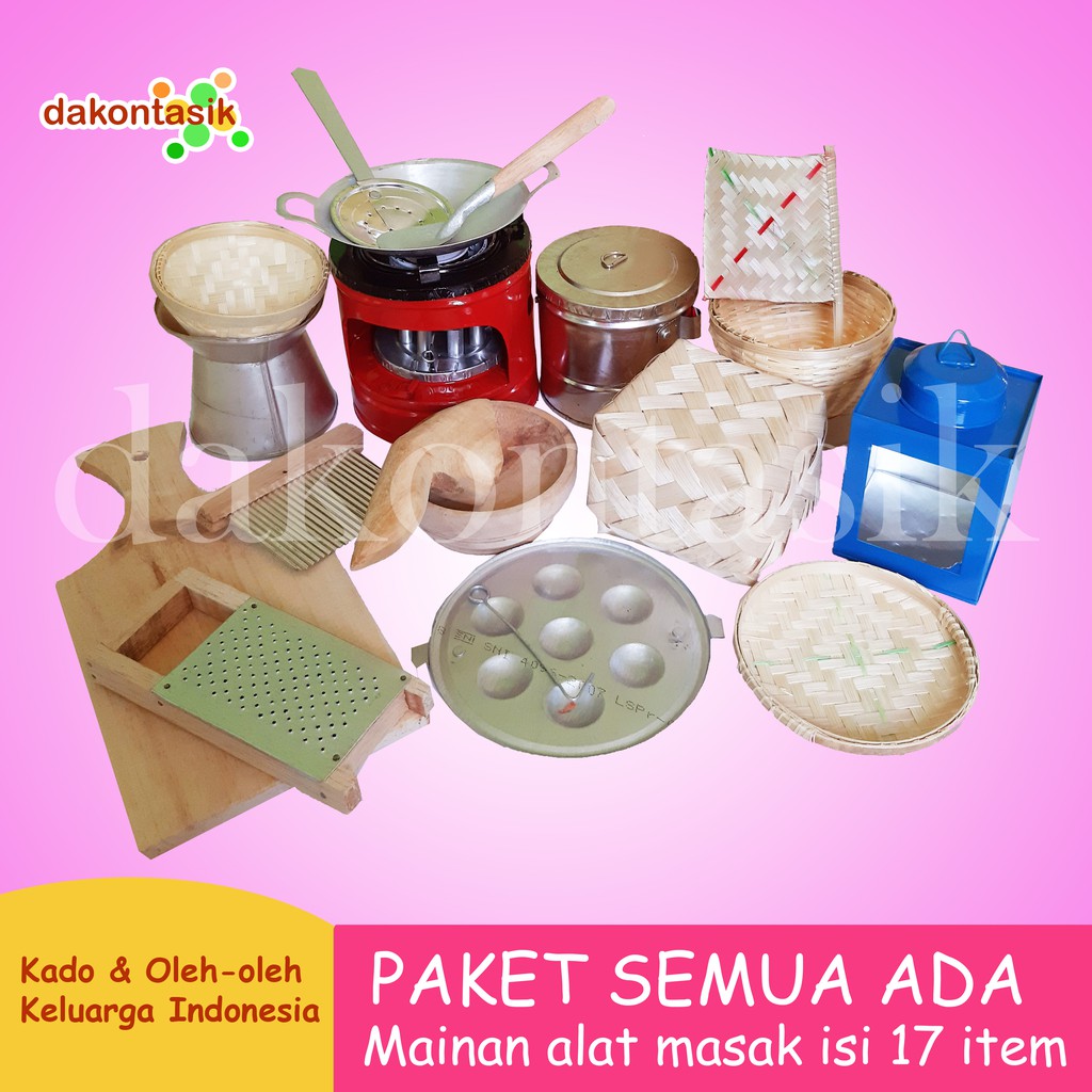 Jual Dakontasik Paket Semua Ada Mainan Alat Masak Masakan Kitcen Set