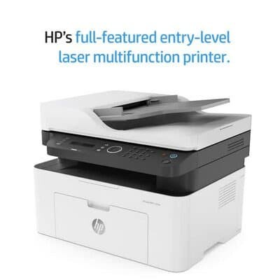 Jual HP MFP137fnw Printer Laserjet All In One Laser 137fnw Fax WiFi