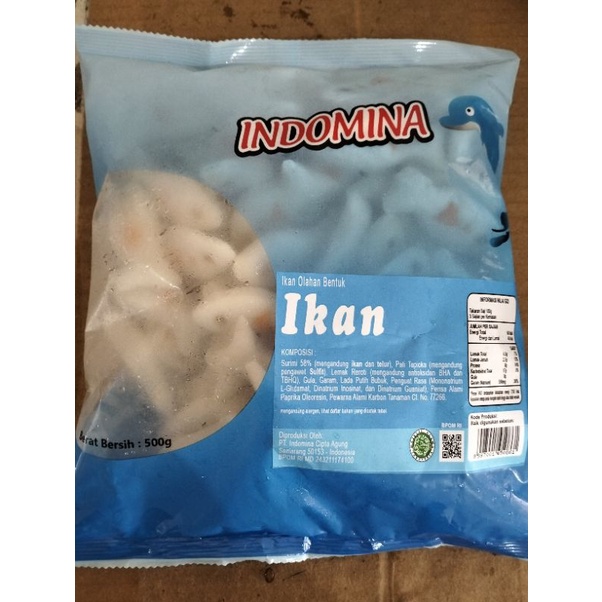 Jual Indomina Ikan Olahan Bentuk Ikan Gram Frozenfood Shopee Indonesia