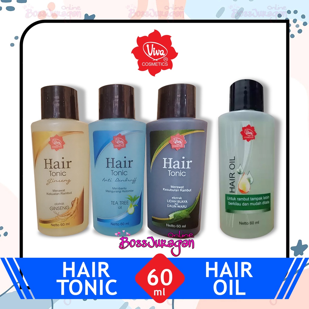 Jual Boss Viva Hair Tonic Minyak Rambut Ml Ektrak Lidah Buaya