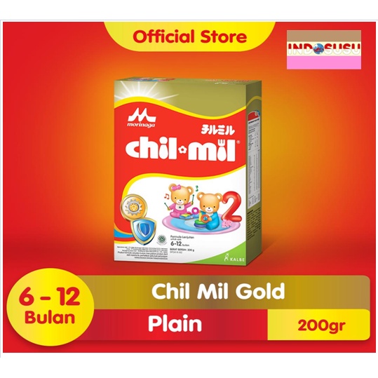 Jual Morinaga Chil Mil Gold 2 6 12 Bulan Box 200gr CHILMIL Shopee