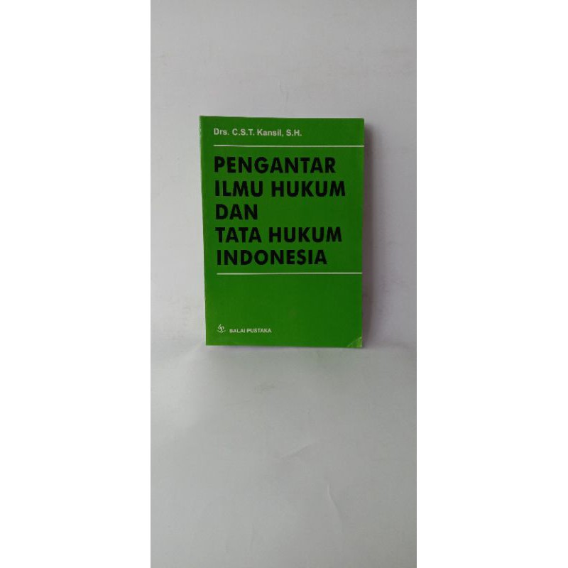 Jual Pengantar Ilmu Hukum Dan Tata Hukum Indonesia Shopee Indonesia