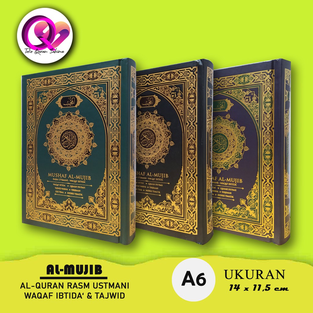 Jual AL QURAN TAJWID TERJEMAH QURAN WAQAF IBTIDA QURAN SAKU RASM