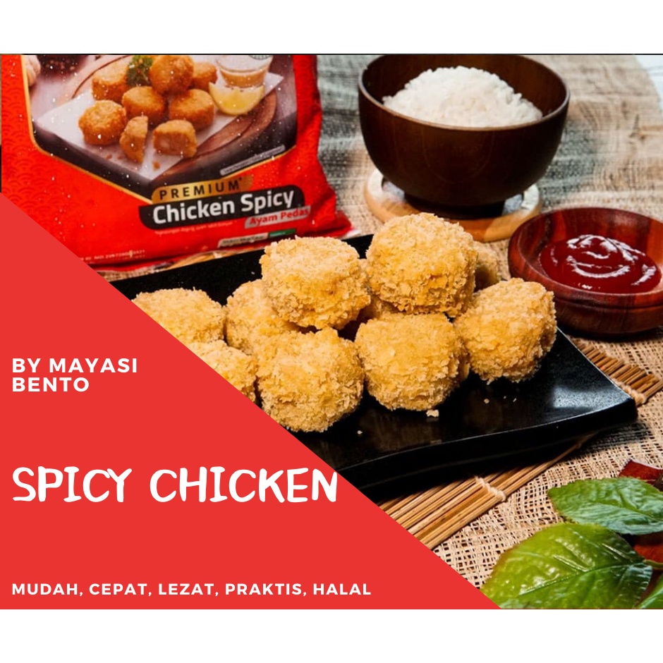 Jual Bento Spicy Chicken Mayasi Frozen Food Japanese Food Shopee