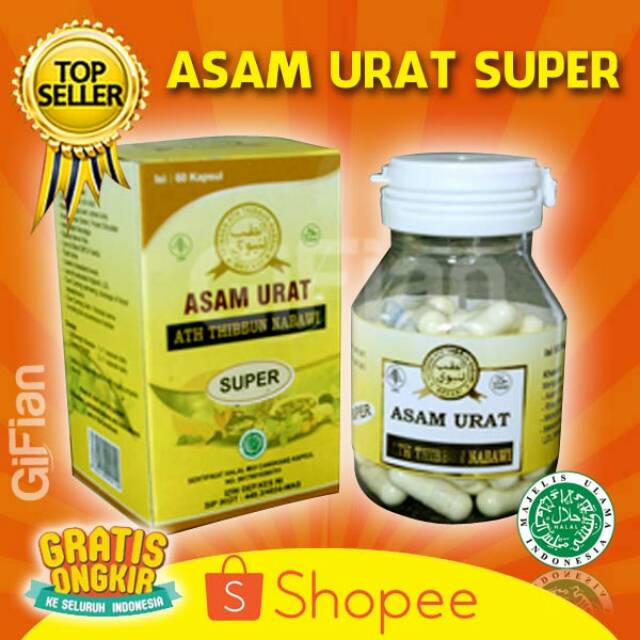 Jual Asam Urat Super Ath Thibbun Nabawi Terlaris Ampuh Shopee Indonesia