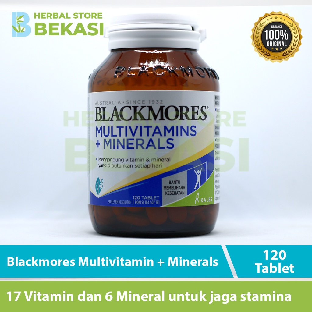 Jual Blackmores Multivitamins Minerals Tablet Asli Original Bpom