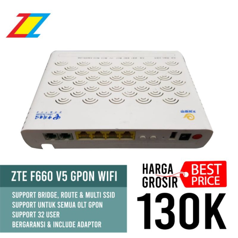 Jual Gpon Ont Zte F V Fe Tel Usb Wifi Bekas Plus