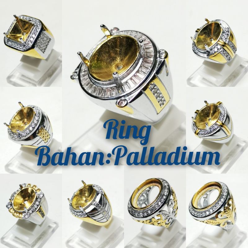 Jual RING CINCIN EMBAN CANGKANG BAHAN PALLADIUM SUPER BERKUALITAS HALUS