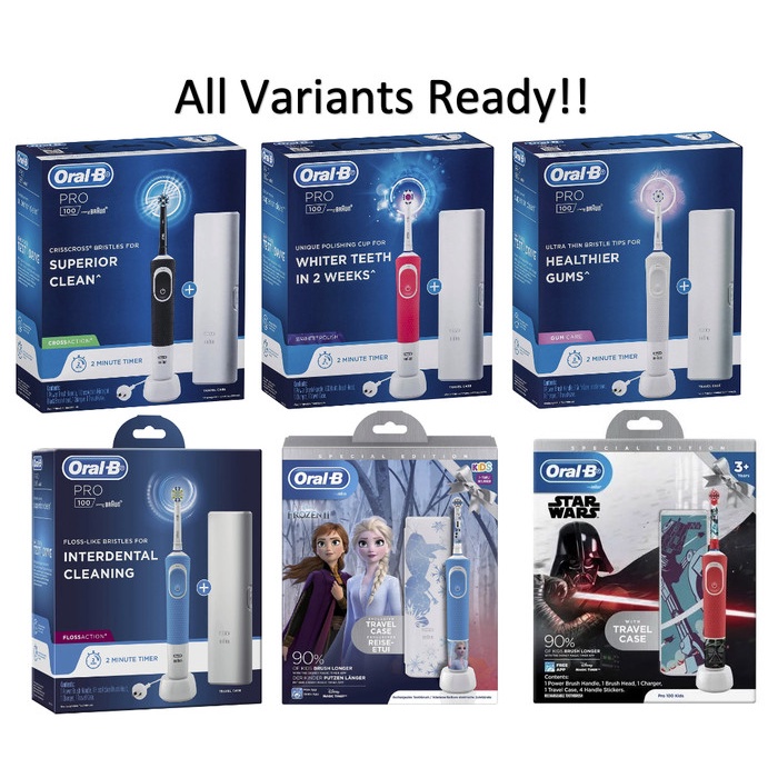 Jual Oral B Pro Rechargeable Electric Toothbrush Sikat Gigi