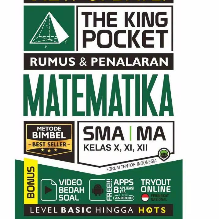 Jual Terjangkau BUKU RUMUS SMA POCKET MATEMATIKA BIOLOGI FISIKA