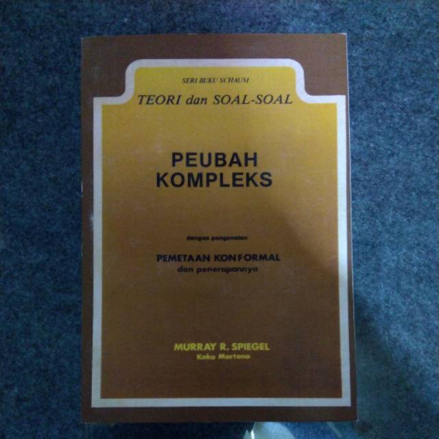 Jual Seri Buku Schaum Teori Dan Soal Soal Peubah Kompleks Murray