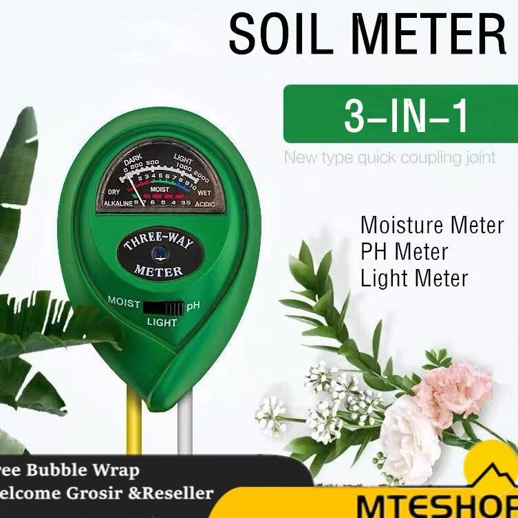 Jual Mte Soil Analyzer In Moisture Ph Light Meter Cek Tanah