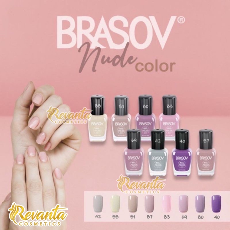 Jual Brasove Kutek Nude Series 8ml Shopee Indonesia