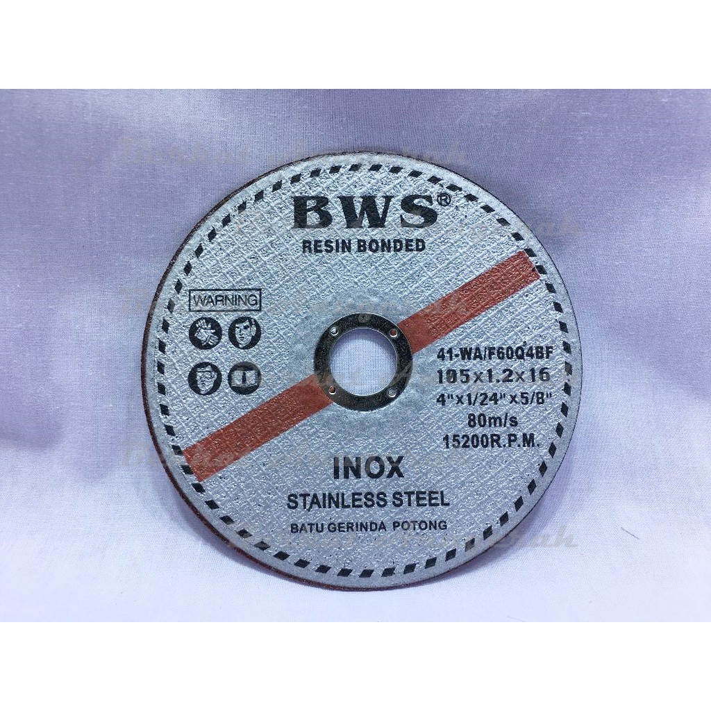 Jual Bws Inox Batu Mata Gerinda Potong Cutting Besi Resin Bonded Ss