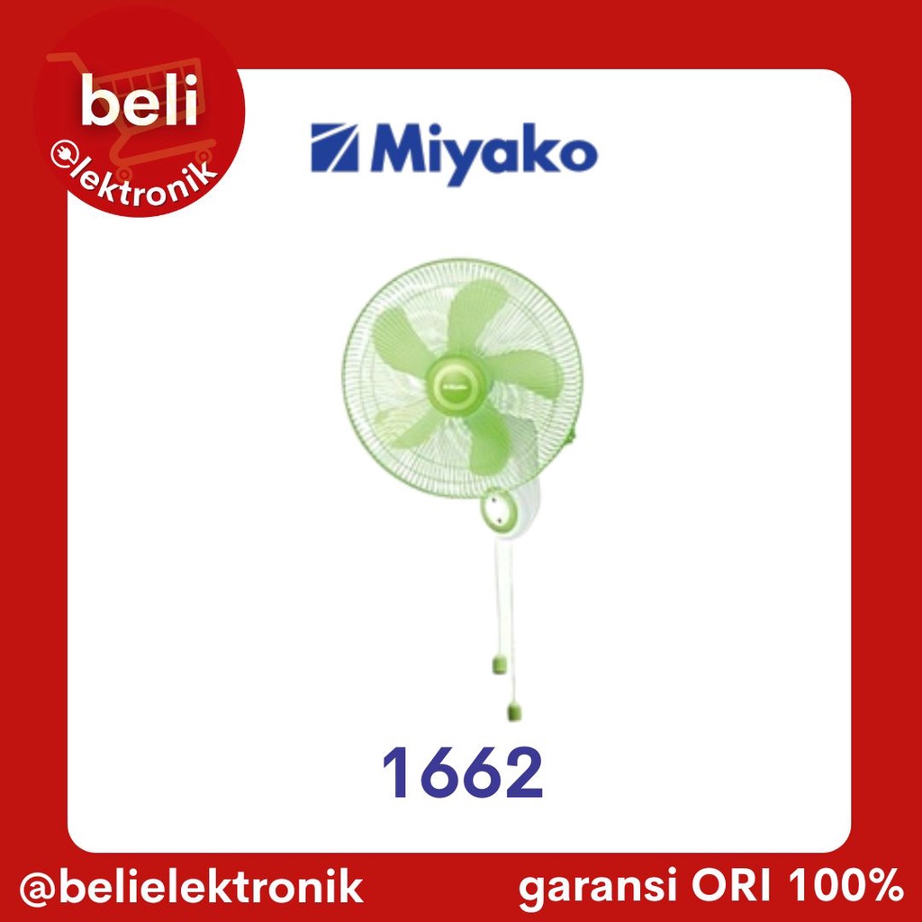 Jual Miyako Kipas Angin Dinding Tembok Wall Fan Inch Kaw