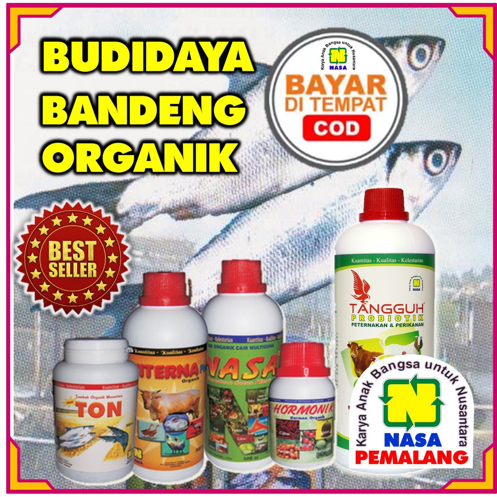 Jual Ready Pupuk Budidaya Bandeng Organik Nasa Plus Tangguh Probiotik