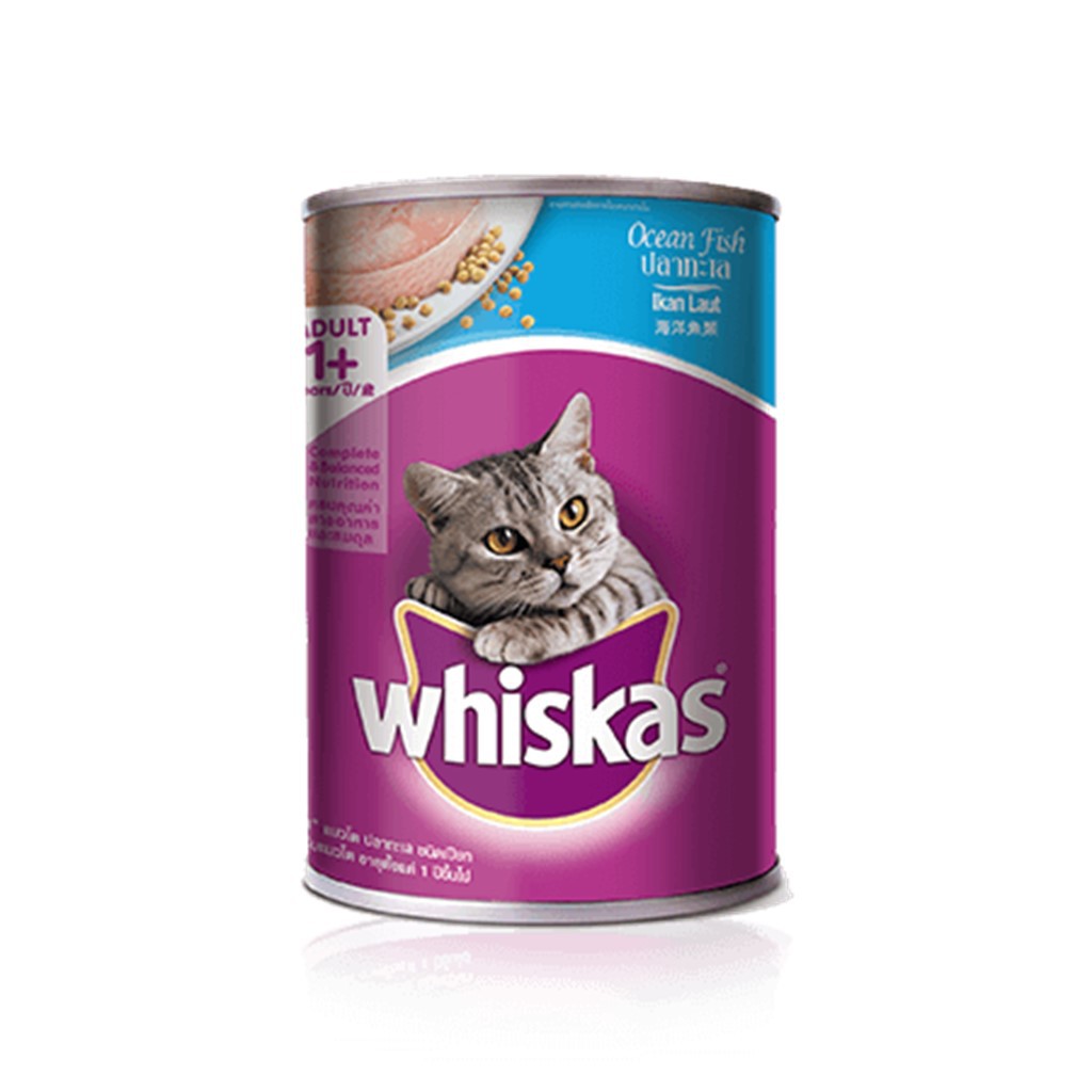 Jual Whiskas Adult 1 Ocean Fish Canned 400 Gr Makanan Basah Kucing