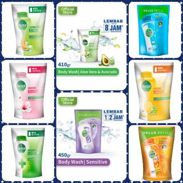 Jual Dettol Body Wash 410 Ml Shopee Indonesia