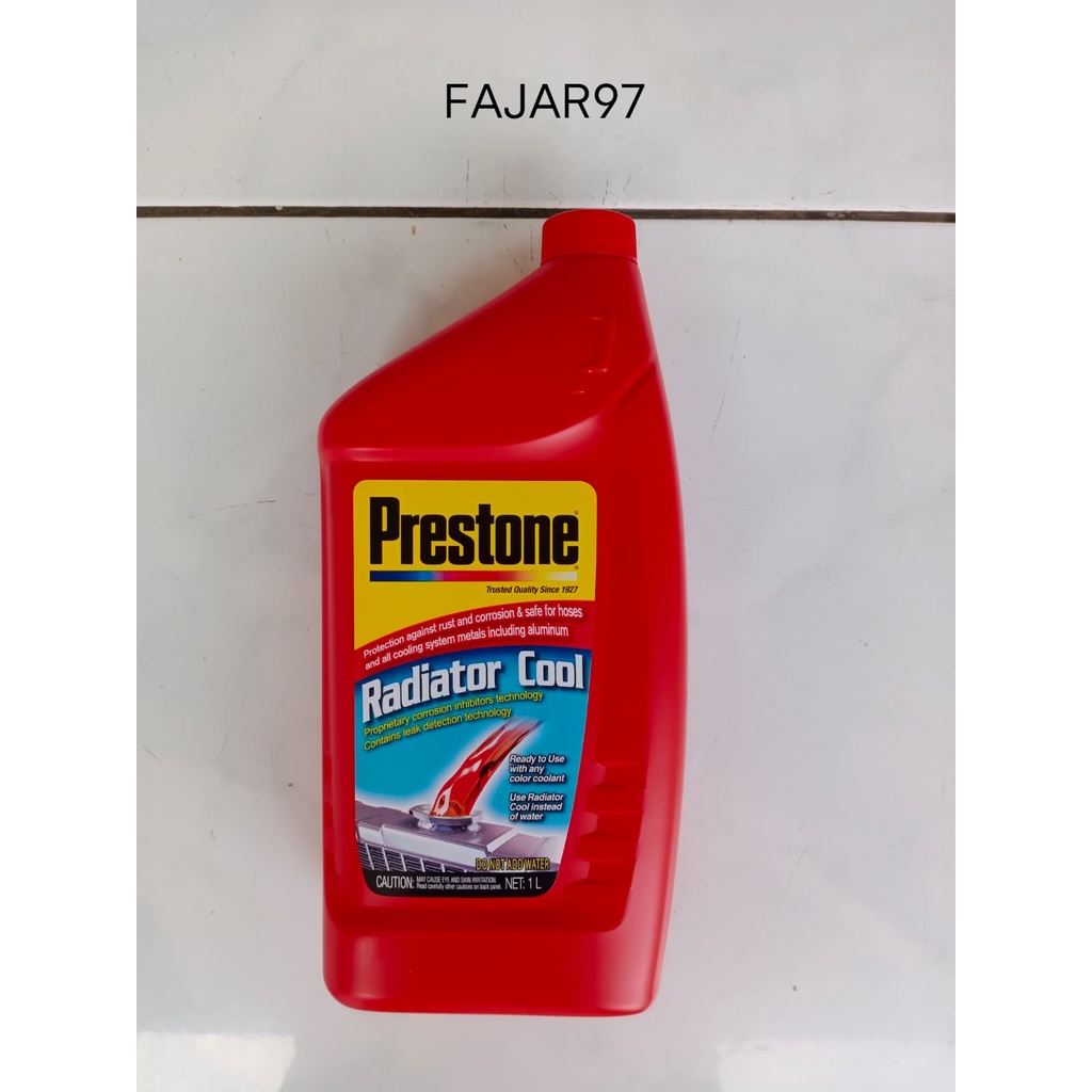 Jual Air Radiator Coolant Prestone L Hijau Merah Shopee Indonesia