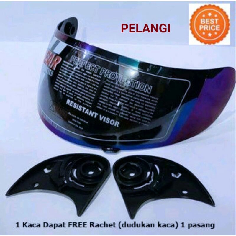 Jual Kaca Visor Helm Full Face Bmc Star Bmc Blade Mds Full Face Vog