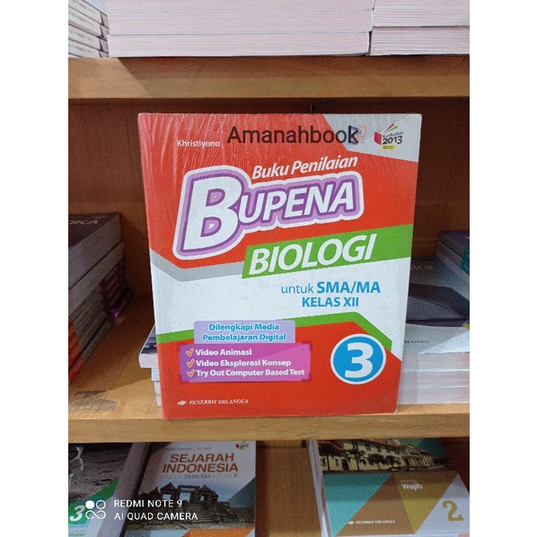 Jual Buku Bupena Biologi Sma Kelas K N Penerbit Erlangga Shopee