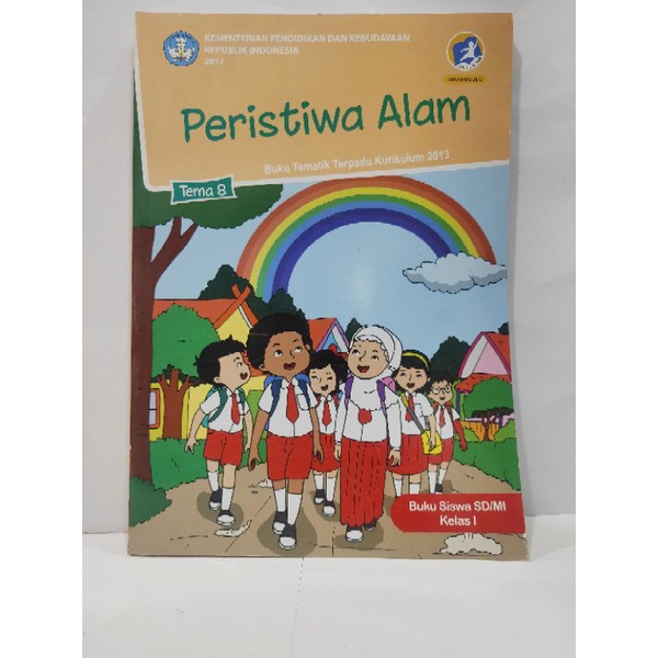 Jual Buku Tematik SD Kelas 1 Tema 8 Peristiwa Alam K13 Revisi Shopee