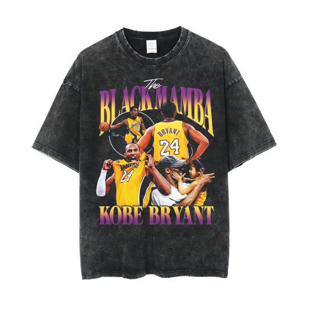 Jual Psycho Crucify The Black Mamba Kobe Bryant Oversized T Shirt