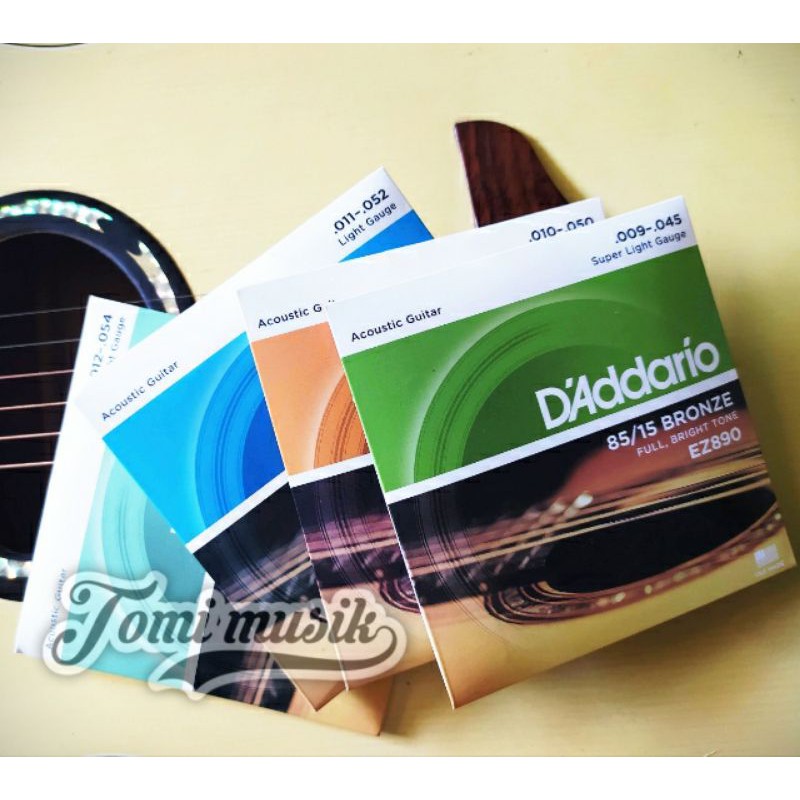 Jual Senar Gitar Akustik String D Addario Bronze Ez Ez Ez