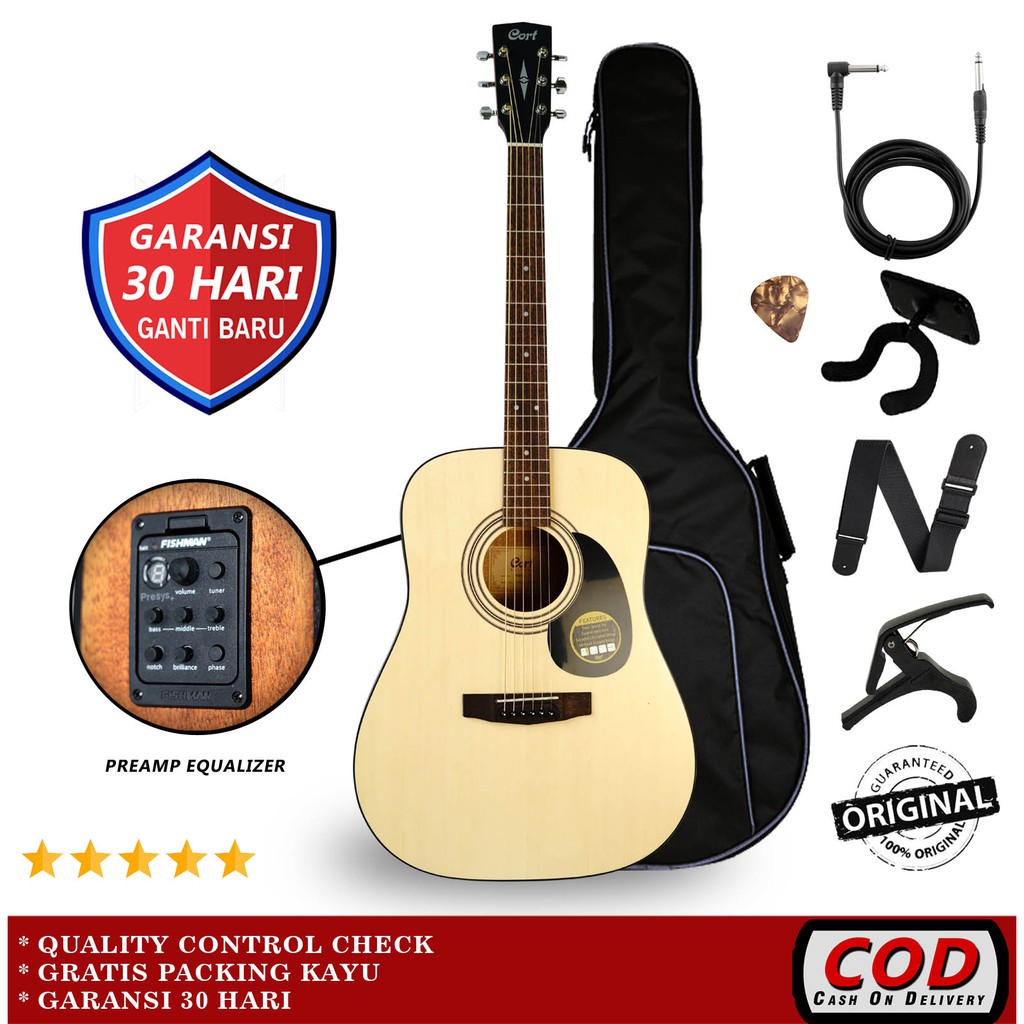 Jual Cort AD 810 OP Akustik Elektrik ORIGINAL Shopee Indonesia