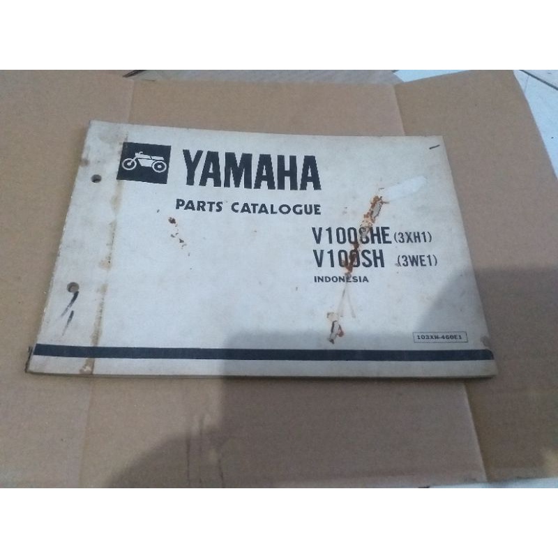 Jual PART CATALOGUE YAMAHA ALFA V100 Shopee Indonesia