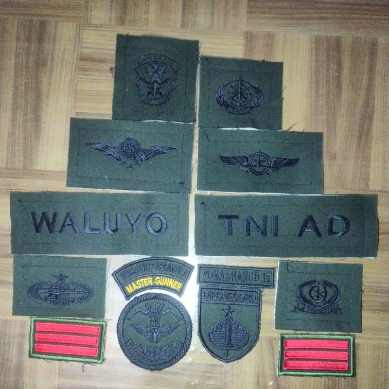 Jual Papan Nama Pdl Tni Bordir Komputer Shopee Indonesia