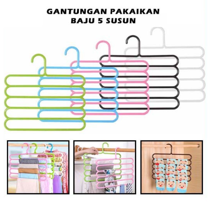 Jual Wbs Magic Hanger Instan Gantungan Baju Lemari Pakaian Wonder